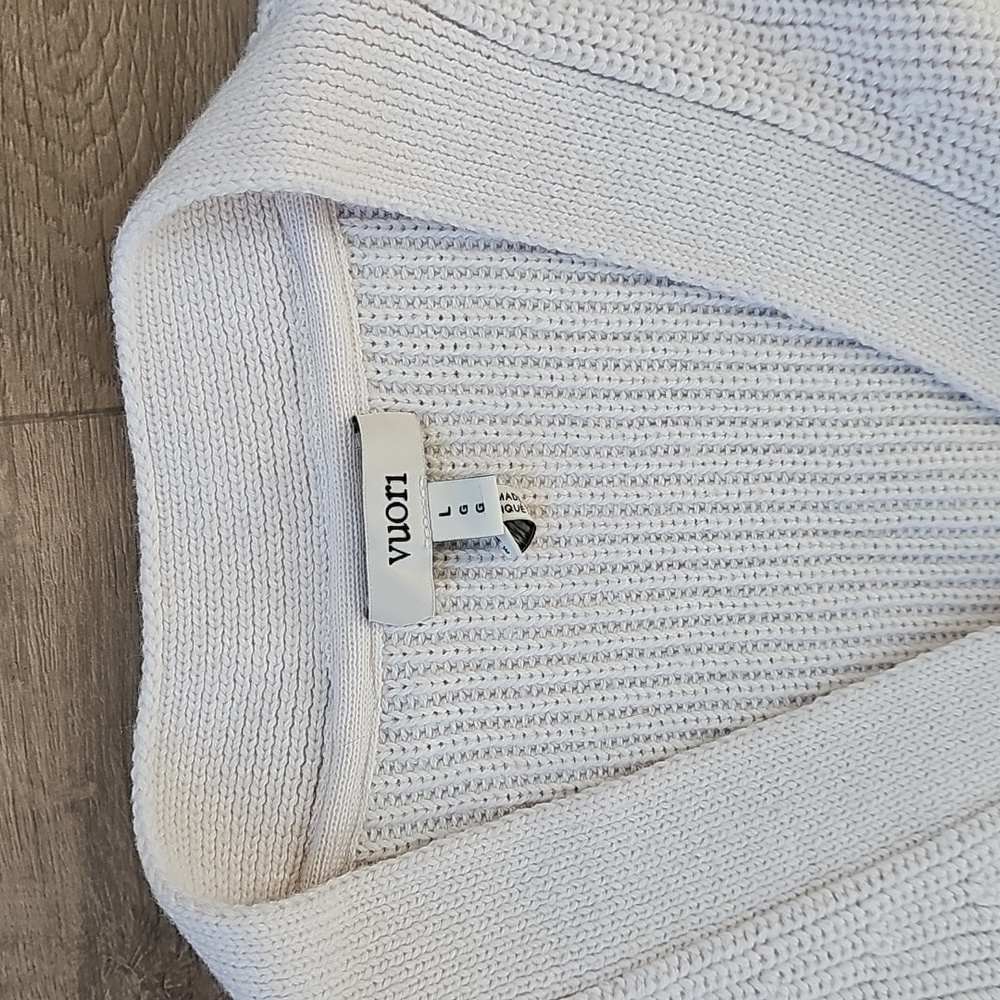 Vuori Alps Boyfriend Cardigan Marshmellow Women's Size Large - Picture 5 of 9